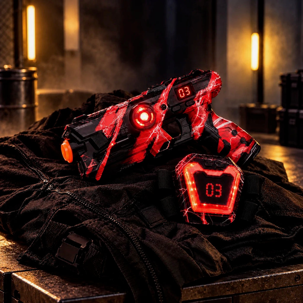 Pistolet et plastron LUMIZAP